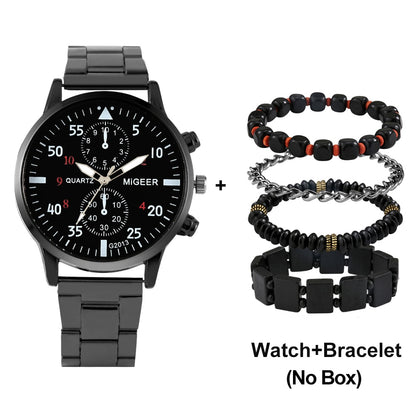 Luxuriöses Uhren- und Armband-Set