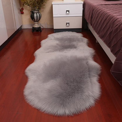 Teppich aus weichem Plüsch für Schlafzimmer