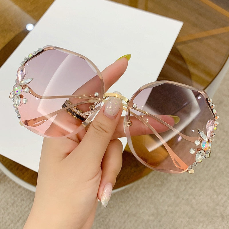Luxury Rimless Sunglasses