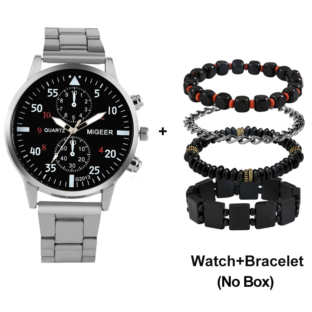 Luxuriöses Uhren- und Armband-Set
