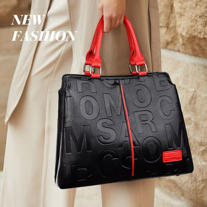 Luxus-Handtaschen mit Buchstabendruck