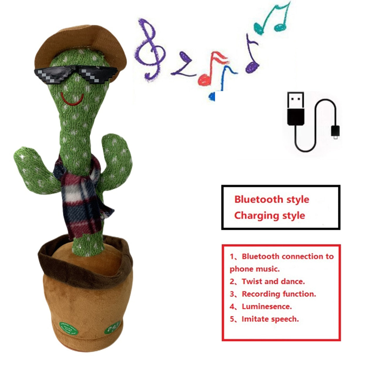 Mooie dansende cactuspop
