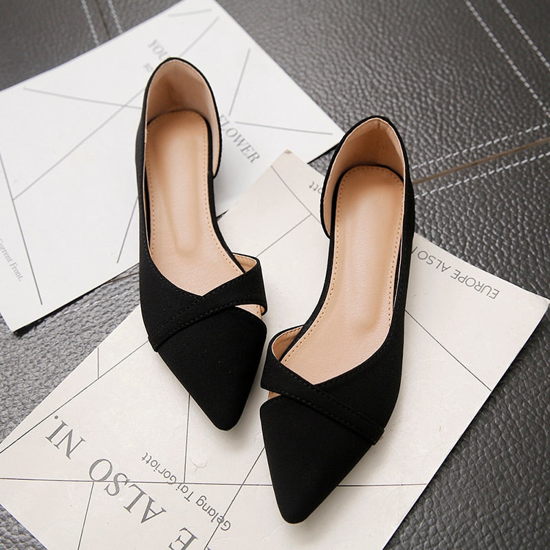 Suede Pointed Toe