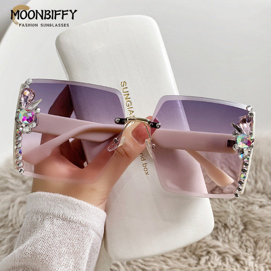 Moonbiffy vierkante zonnebril