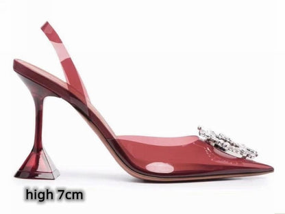 Luxus-Kristall-High Heels