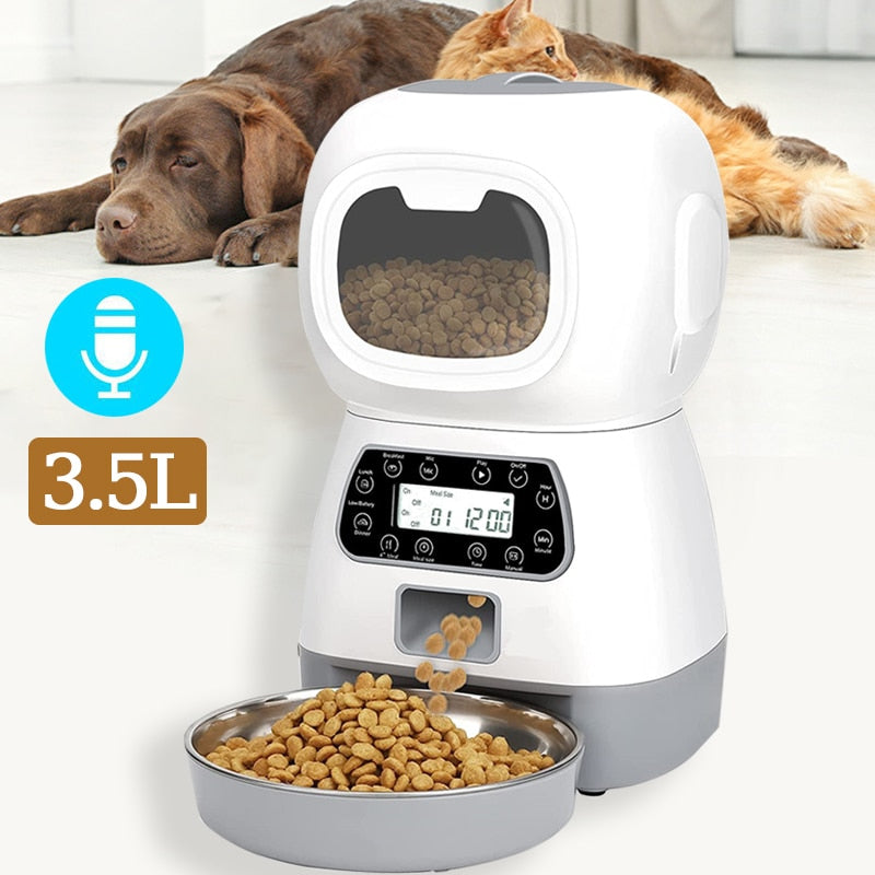 3,5 l automatischer Futterspender für Haustiere