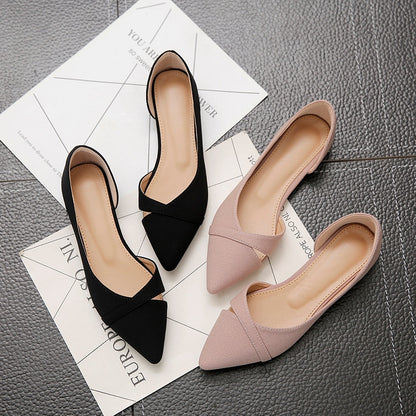 Suede Pointed Toe