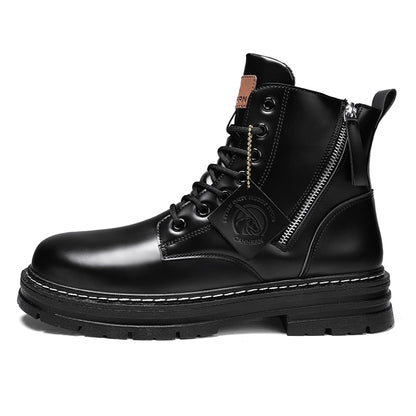 High Top Leather Boots